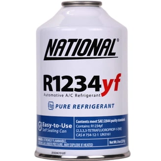 FJC FJ696 8oz Honeywell R-1234yf AC Refrigerant Can for Auto