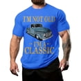 thumbnail image 2 of VNKIDY Mens T-Shirt Short Sleeve Crewneck Loose Fit Tees Lightweight Vintage Truck Print Breathable Tops For Summer Casual Daily Wear Stylish Top, 2 of 5