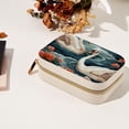 thumbnail image 7 of Swan Velvet Portable Jewelry Stand with Removable Compartment - Travel Organizer, Earring Holder, and Organizer Box - Gift, 7 of 7