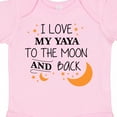 thumbnail image 4 of Inktastic I Love My Yaya to the Moon and Back Boys or Girls Baby Bodysuit, 4 of 5