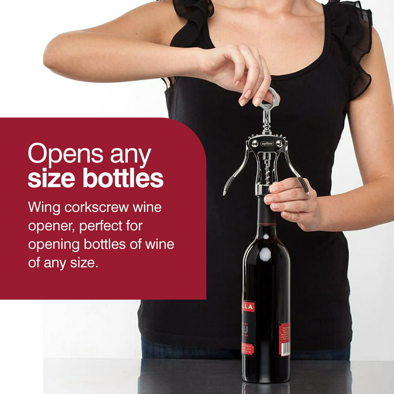 Zyliss Easy Corkscrew & Wine Bottle Opener, Stainless Steel – Zyliss Kitchen