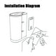 thumbnail image 5 of Dispensador de licor sin contacto Vertedor con sensor inteligente | Capacidad de 600 ml | Control de precisión de 3 posiciones | Montaje en pared y escritorio | USB recargable | 2 tazas incluidas, 5 of 8
