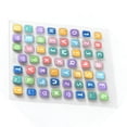 thumbnail image 6 of Vibrant Keyboard Labels 26 Letters Numbers Removable Keycap Extenders Use, 6 of 8