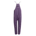 thumbnail image 4 of Clearance!NMMUED Overalls for Women Loose Fit, Rompers for Women, Baggy Overalls for Women, Beach Vacation Clothes for Women, Flowy Jumpsuits for Women, Purple 2 M, 4 of 4