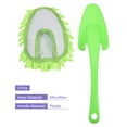thumbnail image 3 of Uxcell Microfiber Chenille Duster Washable Cleaning Brush Dusting Tool Green, 3 Count, 3 of 5