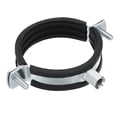 thumbnail image 1 of Unique Bargains Split Ring Pipe Hanger, 2.5'(65mm) Zinc Plated Iron Wall Ceiling Mount Pipe Bracket Support Clamp, 1 of 6