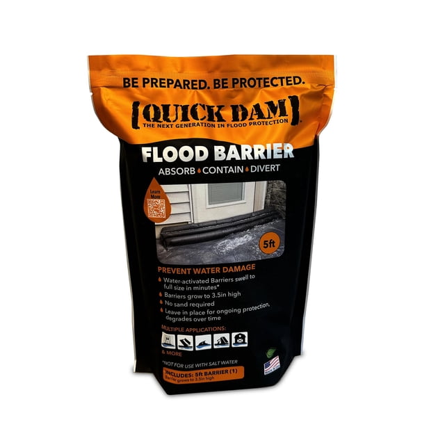 Barrera contra Inundaciones Quick Dam QD65-1 Activada por Agua 1.5 m