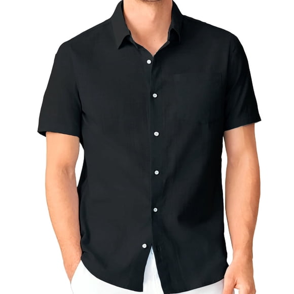 Camisa Para Hombre Shendy Vendy Slim Fit Strech Manga Corta