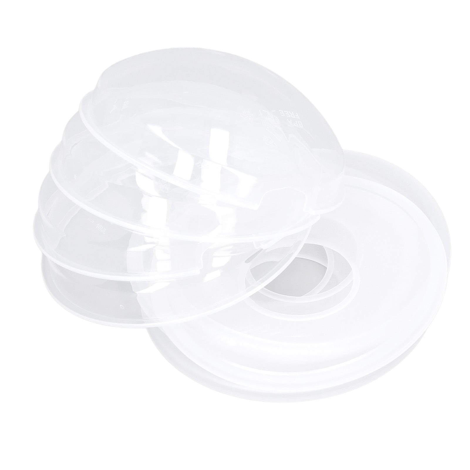 BIMZUC 4pcs Silicone Nursing Cups Spill Prevention Breastmilk Collection Shells Wearable Breast Milk Catcher No Stopper Style 1 (4.33 inches / 11 cm)