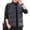 Blue, variant on Mens Stand Collar Puffer Vest Jacket- Winter Warm Full Zip Sleeveless Quilted Padded Waistcoat with Zipper Pockets Black Size XL