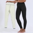 thumbnail image 4 of Leggings de talle alto con bolsillos fríos, medias forradas, leggings Fixget de forro polar negro para mujer SG, 4 of 9