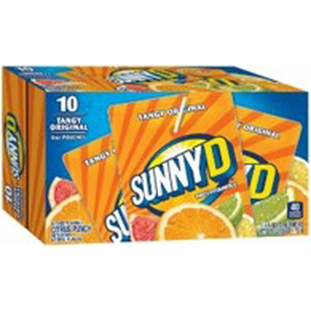SUNNYD Tangy Original Juice Drink, 6 oz, 10 count