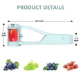 thumbnail image 3 of Luvan Plastic Grape Cutter for Toddlers,Cherry Tomatoes Blueburry Fruit Quarters Slicer Kitchen Utensils, 3 of 8