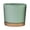 Light Green, variant on QYXQPYO Round Ceramic Flower Pot with Saucer, 6.49x6.1x5.7 Inch, Stylish Planter for Indoor and Outdoor Plants, Easy to Care and Perfect for Succulents, Light Green