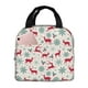 thumbnail image 1 of Easygdp Vintage Christmas Reindeer Bolsa Térmica Premium - Tela Oxford Impermeable, Gran Capacidad, Bolsillo Frontal, Unisex para Trabajo, Escuela, Actividades al Aire Libre y Picnics, 1 of 8