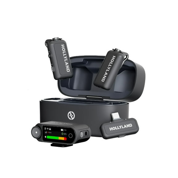 LARK MAX 2 Combo Wireless Microphone System with 32-bit Float Recording and AI Noise Cancellation (Space Gray)