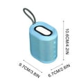 thumbnail image 2 of Gecau Bluetooth Speaker, Portable Bluetooth Speakers Wireless High Durability Home Outdoors Travel Blue 4.8x4 Inch Home Stuff, 2 of 2