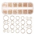 thumbnail image 1 of Miangastore 1200Pcs Iron Jump Rings Bracelet Connecting Rings Multipurpose Jump Rings Supplies, 1 of 8