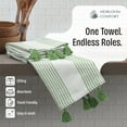 thumbnail image 2 of HEIRLOOM COMFORT Mint Green Decorative Dotted Kitchen Towels 16x26 Inch, 5 Pack, Quick-Dry 100% Cotton, Ultra Absorbent & Soft Dish Towels with Tassels for Cleaning, Drying Dishes, and Daily Use, 2 of 7