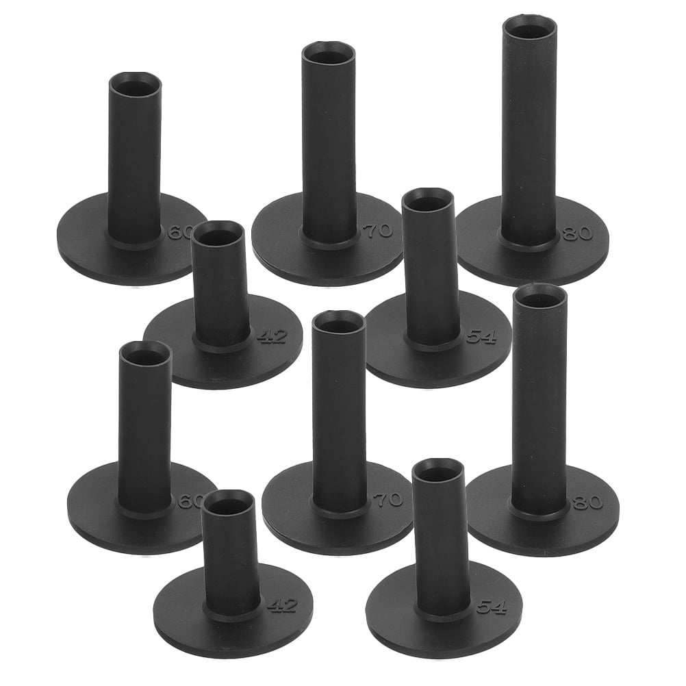 ELAYARD 10Pcs Silicone Golf Tees Ball Holder Sturdy Lightweight for Outdoor Golf Course Use