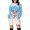 Sky Blue, variant on Casual Cartoon Deer Print Hooded Sweatshirt Dress Long Sleeve Pullover Hoodie And Tunic Top Hooded Tunics Women Hoodie Dress Women Knitted Sweater Jackets Pocket Sweatshirt Womens Sweat Shirt White XL
