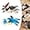 Bluebird+Woodpecker, variant on Interactive Chirping Bird Cat Toy, Flapping Bird Cat Toy, Flying Bird Cat Toy, Chirping Bird Cat Toy Flapping Wings, Flying Simulation Electric Sparrow Shaking Bird Hunting Cat Toy (Bluebird*1)