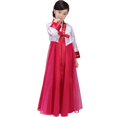 thumbnail image 2 of Skymirror Toddler Girls Korean Traditional Long Sleeve Classic Hanboks Dress Cosplay Costume Women Palace Korea Wedding Dance Costume, 2 of 2