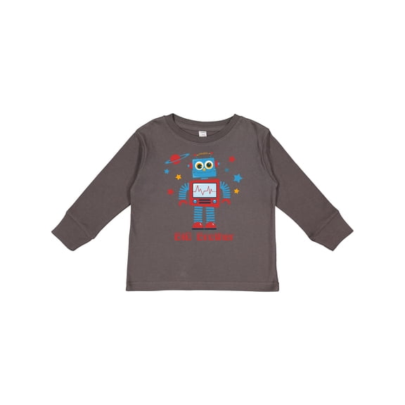 Inktastic Robot Big Brother II Boys Long Sleeve Toddler T-Shirt