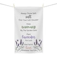 thumbnail image 4 of Practical Magic Lavender Quote Soft Tea Towel, 4 of 4