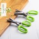 thumbnail image 2 of Tijeras de cocina multifuncionales de acero inoxidable de tres capas y cinco capas para cebolletas Tijeras para alimentos rallados Laver Tijeras de cocina resistentes de múltiples capas, 2 of 6