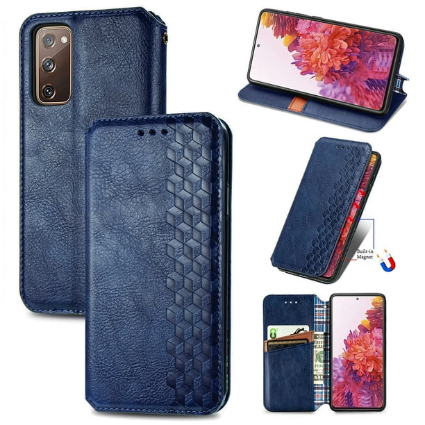 Dteck Case For Samsung Galaxy S20 Fe65 Inchesluxury Magnetic Leather Wallet Card Holder Flip 1692