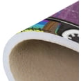thumbnail image 6 of GZHJMY Retro 80S Style Music Area Rug Living Room Rugs - 5'3" x4 Abstract Large Soft Indoor Washable Rug Low Pile Carpet for Bedroom Dining Room Office Carpet Runner, 6 of 6