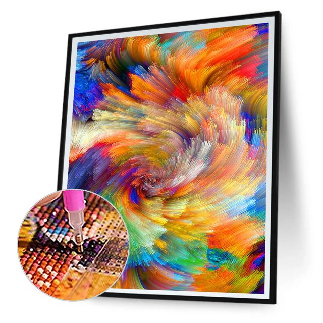 Cuadros Decorativos Rainbow Cloud 5D DIY Diamond Painting Kits Full Square Drill Wall Decor Crafts Likrtyny embutido en tela