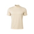 thumbnail image 5 of NOLDARES Mens Slim Fit T Shirt Ultra Soft Plain Tshirts for Men Cooling Crew Neck Casual Basic Tee Shirt Undershirt Gym(Beige,3XL), 5 of 9