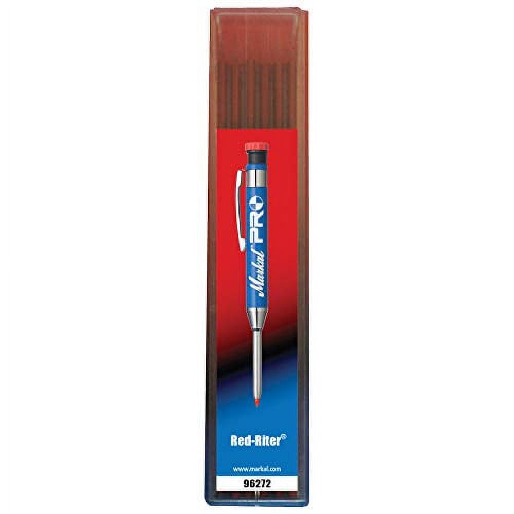 Markal 434-96272 2.8 mm Red-Riter Metal Marker Refills - 6 per Pack
