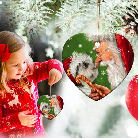 

Floleo Clearance Xmas Christmas Tree Ornaments Pendant DIY Snowman And Dog Pendant