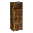 thumbnail image 2 of Xtra Storage Three-Door Cabinet with Shelf in Walnut Wood Finish, 2 of 8