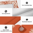 thumbnail image 6 of Coastal Coral Outdoor Rug for Patio/Deck/Porch, Non-Slip Large Area Rug 5 x 7 Ft, Orange White Ocean Marine Nautical Beach Indoor Outdoor Rugs Washable Area Rugs, Reversible Camping Rug Carpet Runner, 6 of 8