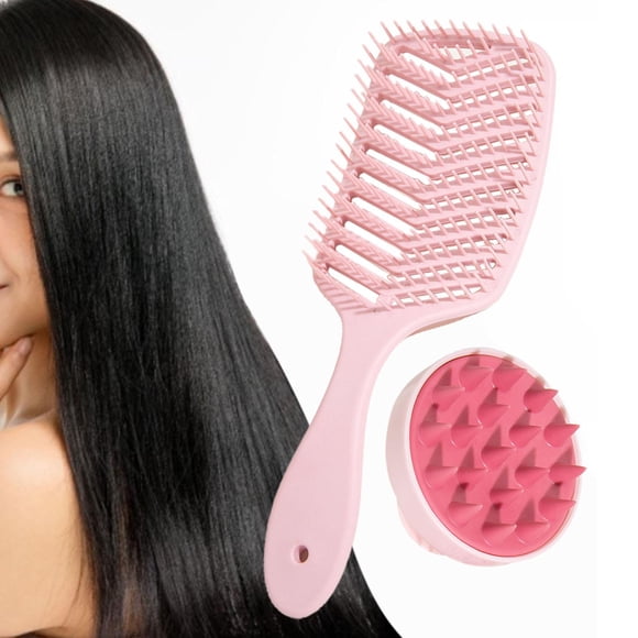 Hollow Out Hair Brush Detangling Hairbrush for Curly Thick and Straight Hair