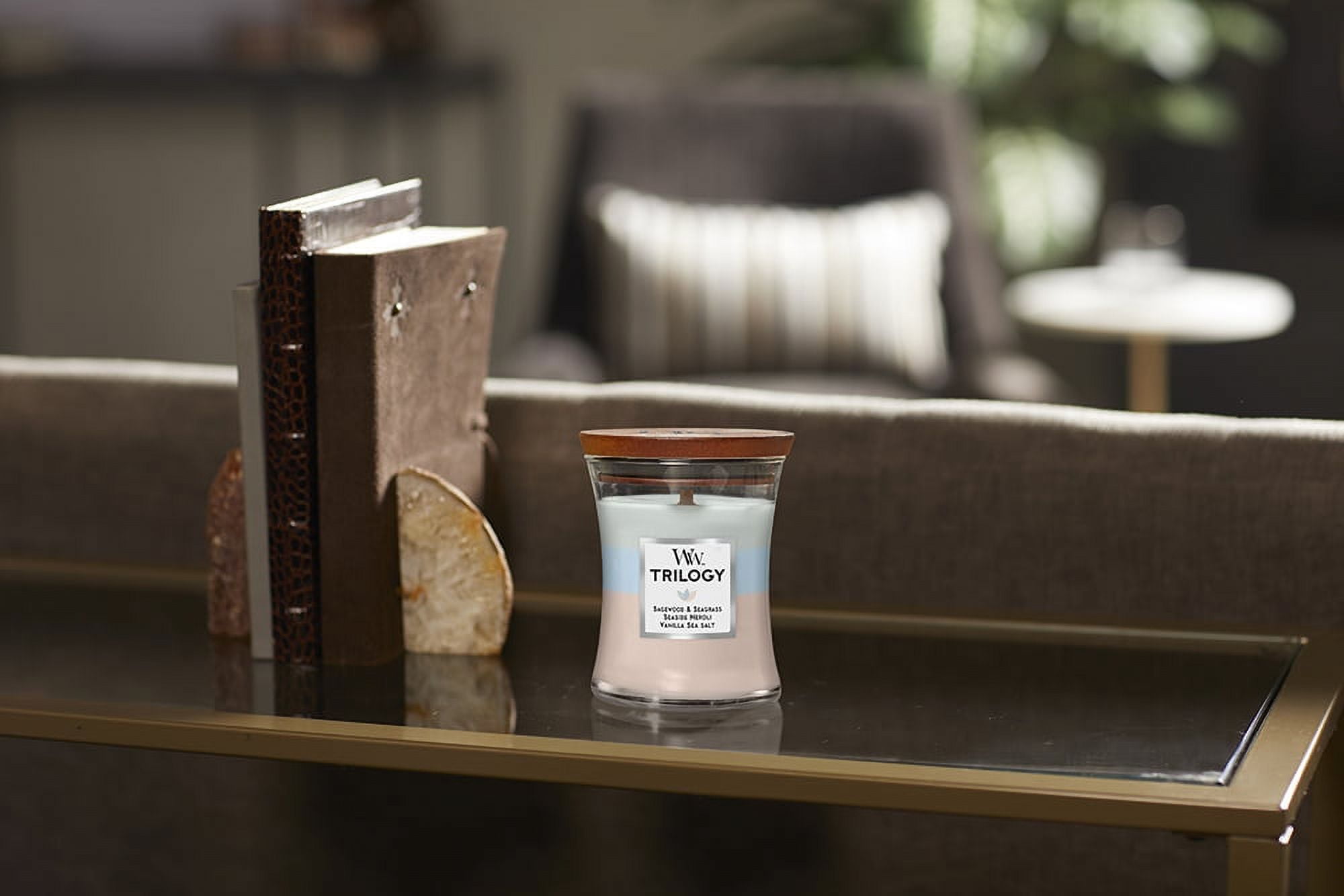 Oceanic Trilogy WoodWick® Large Hourglass Trilogy Candle - Large