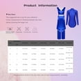thumbnail image 7 of iiniim Praise Dance Outfit for Women 3 Piece Suit Long Sleeve Unitard Lace-up Overlay Tunic Wide Leg Pants White XXL, 7 of 7