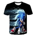 thumbnail image 3 of Camiseta de Sonic para niños, camisetas para niños, camisetas casuales de manga corta con estampado para niños, camisetas de verano para niños, 3 of 5