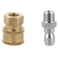 thumbnail image 1 of 2 Piezas de Conector de Limpiador de Presión Baoblaze Conector de Cambio Rápido de 1/4 para Mangueras de Jardín, 1 of 8
