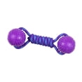 thumbnail image 4 of Pelota de cuerda para perros, juguete interactivo de entrenamiento resistente a las mordeduras Púrpura, 4 of 9