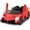 Red, variant on OLAKIDS 2 Seater Kids Ride on Car, 12V 4WD Licensed Lamborghini Veneno Powered Electric Vehicle 4-wheeler with Hydraulic Doors, Rocking Mode, Adjustable Speeds, Remote Control, MP3, Headlight