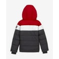 thumbnail image 2 of Nike Little Kids Color-Block Puffer Jacket,University Red,7, 2 of 2
