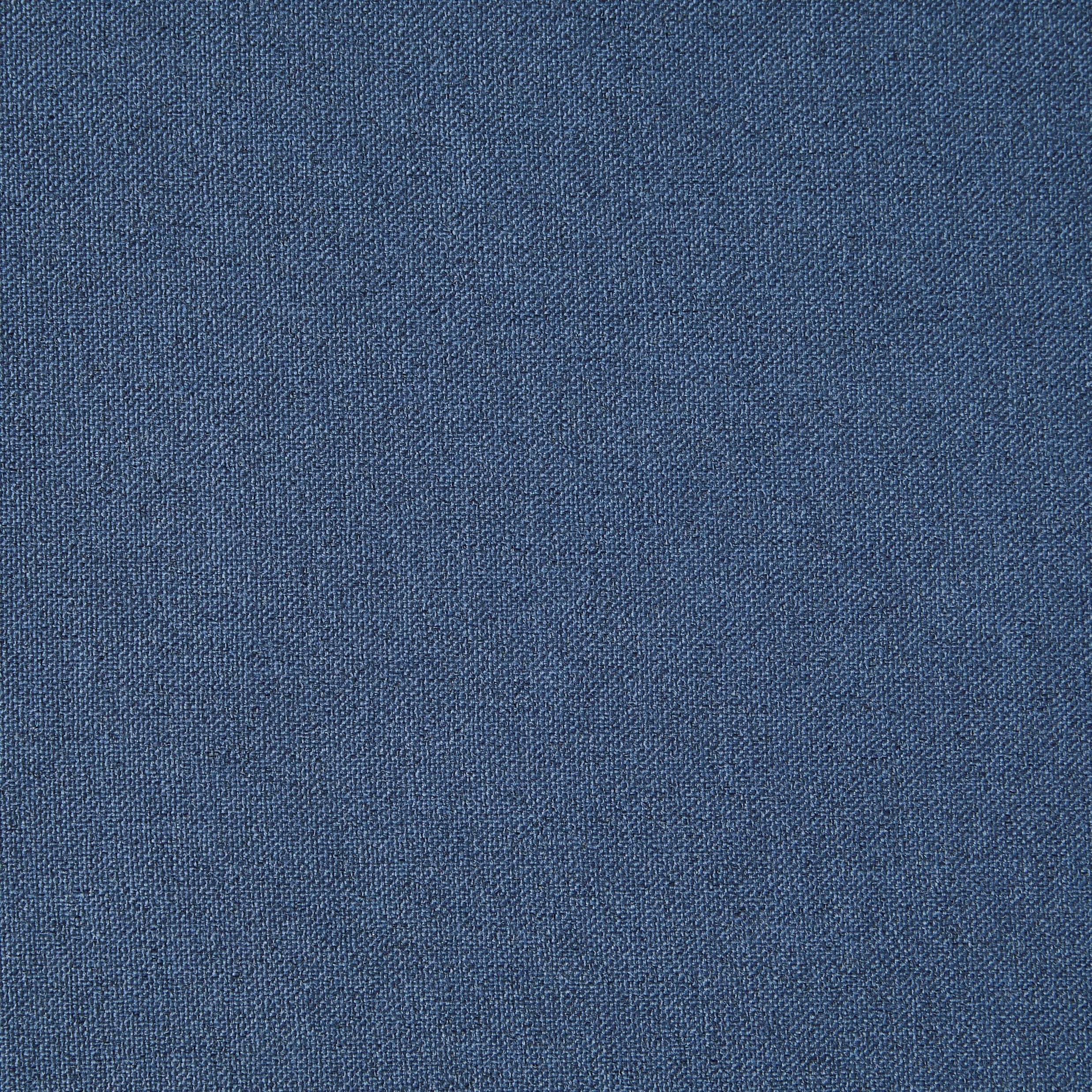 Eclipse Corte Solid Washed Indigo Blackout Grommet Top Single Curtain Panel, 52" x 84"