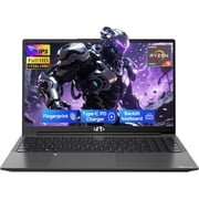 NIMO 15.6" IPS FHD AMD Ryzen 5 6600H 16GB DDR5 RAM 512GB SSD (6 Cores Up to 4.5GHz) AMD Radeon 660M GPU-Computer with 100W Type-C Gaming Laptop Backlit Keyboard Fingerprint