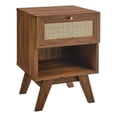 thumbnail image 2 of Pemberly Row Ensemble de 3 - Commode de Chambre et 2 Tables de Nuit en Noyer, 2 of 17