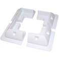 thumbnail image 2 of No Drilling 4 Corner Solar Panel Bracket for RV Seaside Motorhome and Caravan Installations UV Resistant - White, 2 of 4